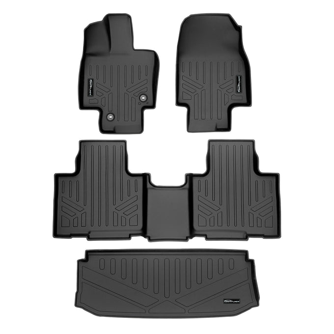2 Row Floor Mats & Cargo Liner Behind 3rd Row <br> 20-22 Toyota Highlander