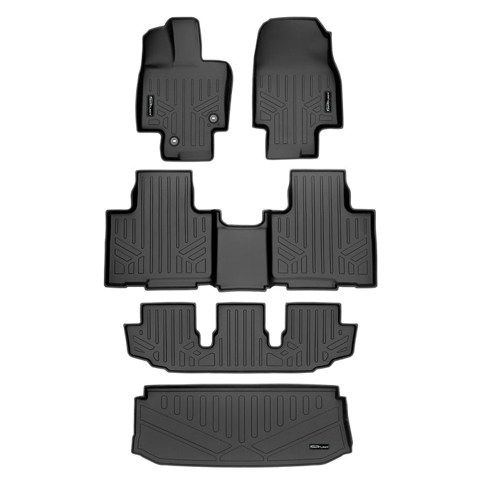 3 Row Floor Mats & Cargo Liner Behind 3rd Row <br> 20-22 Toyota Highlander