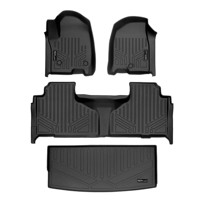 2 Row Floor Mats & Cargo Liner Behind 3rd Row Set <br> 21-24 Cadillac Escalade