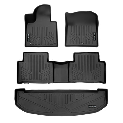2 Row Floor Mats & Cargo Liner Behind 3rd Row Set <br> 21-23 Kia Sorento