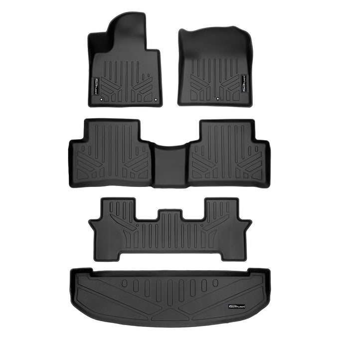 3 Row Floor Mats & Cargo Liner Behind 3rd Row Set <br> 21-23 Kia Sorento