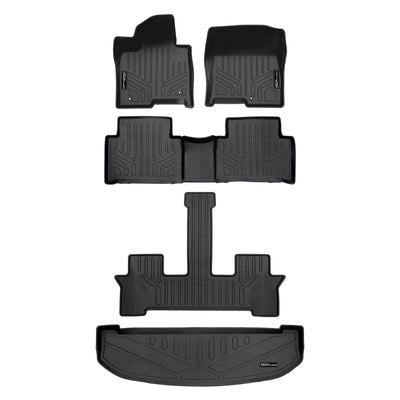 3 Row Floor Mats & Cargo Liner Behind 3rd Row Set <br> 21-23 Kia Sorento