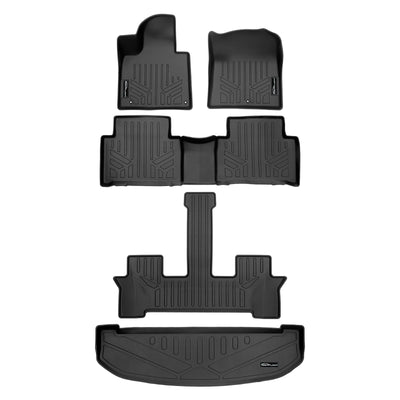 3 Row Floor Mats & Cargo Liner Behind 3rd Row <br> 21-23 Kia Sorento