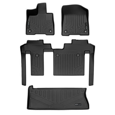 Floor Mats 2 Row & Cargo Liner Behind the 3rd Row <br> 21-23 Toyota Sienna