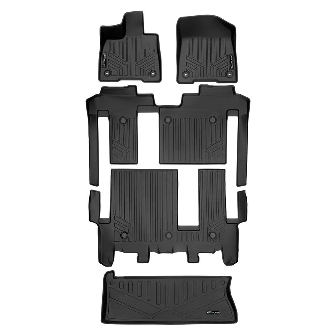 Floor Mats 3 Row & Cargo Liner Behind the 3rd Row <br> 21-23 Toyota Sienna