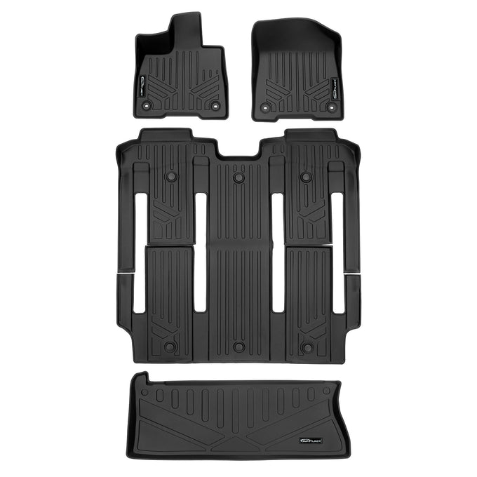 Floor Mats 3 Row & Cargo Liner Behind the 3rd Row <br> 21-23 Toyota Sienna