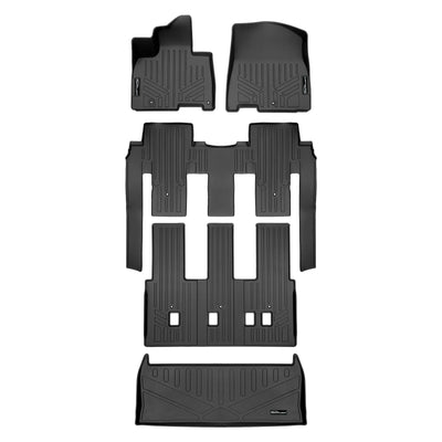 3 Row & Cargo Liner Behind the 3rd Row Floor Liner <br> 22-23 Kia Carnival