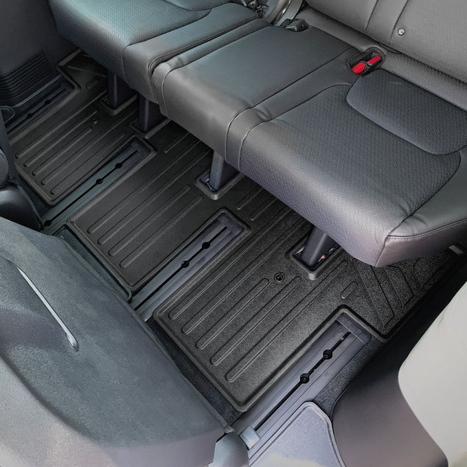 3 Row Floor Liners & Cargo Liner Under Cargo Deck <br> 22-25 Kia Carnival