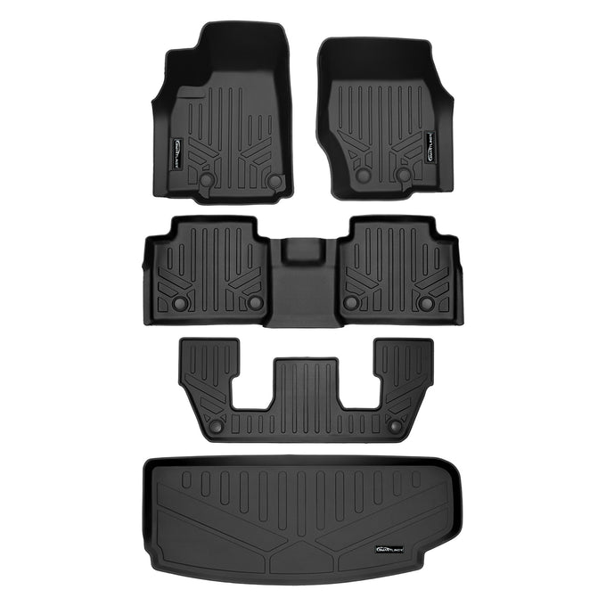 3 Rows & Cargo Liner Behind the 3rd Row Set <br> 21-23 Jeep Grand Cherokee L