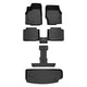 3 Rows & Cargo Liner Behind the 3rd Row Set <br> 21-23 Jeep Grand Cherokee L