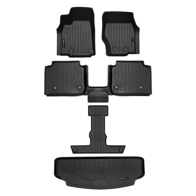 3 Rows & Cargo Liner Behind the 3rd Row Set <br> 21-23 Jeep Grand Cherokee L