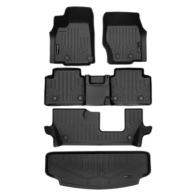 3 Rows and Cargo Liner Behind the 3rd Row Set <br> 21-23 Jeep Grand Cherokee L