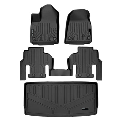 2 Row & Cargo Liner Behind the 3rd Row Floor Liner <br> 22-23 Jeep Wagoneer