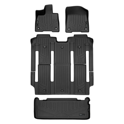 Floor Mats 3 Row & Cargo Liner Behind the 3rd Row <br> 21-23 Toyota Sienna