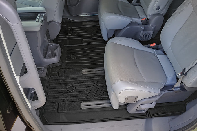 Floor Mats 3 Row & Cargo Liner Behind the 3rd Row <br> 21-23 Toyota Sienna