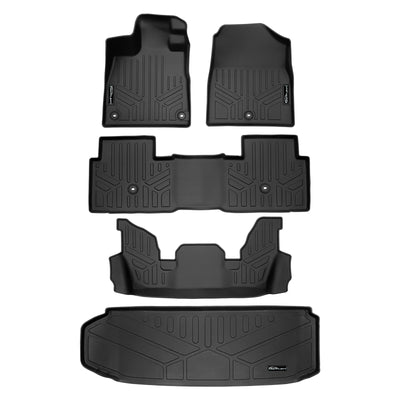 3 Rows and Cargo Liner Behind 3rd Row Set <br> 23-25 Honda Pilot