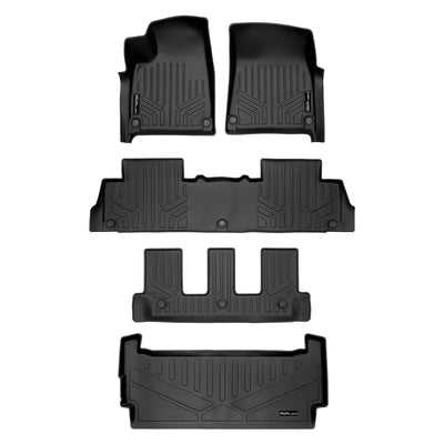 3 Row & Cargo Liner Behind the 3rd Row Floor Liner <br> 22-24 Rivian R1S