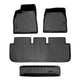 2 Row Floor Mats & Cargo Liner Under Cargo Deck <br> 20-23 Tesla Model S