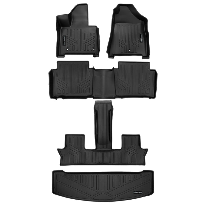 3 Row Floor Liners & Cargo Liner <br> 2024 - 25 Hyundai Santa Fe Hybrid