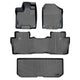 Floor Mats 2 Rows and Cargo Liner Grey <br> 16-22 Honda Pilot