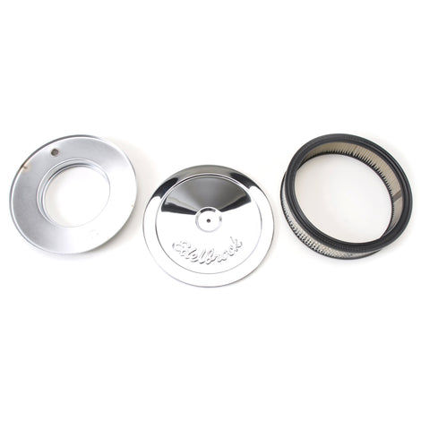 10in Pro-Flo Chrome Air Cleaner, 2in Paper Element <br> UUniversal Fit