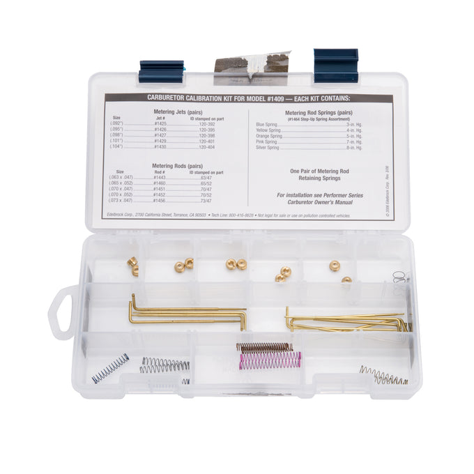 Performer Series Calibration Kit <br> For 1409 Carburetors