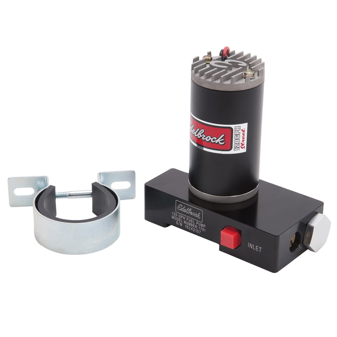 Quiet-Flo In-Line Red Electric Fuel Pump-120 Gph <br> Universal Fit