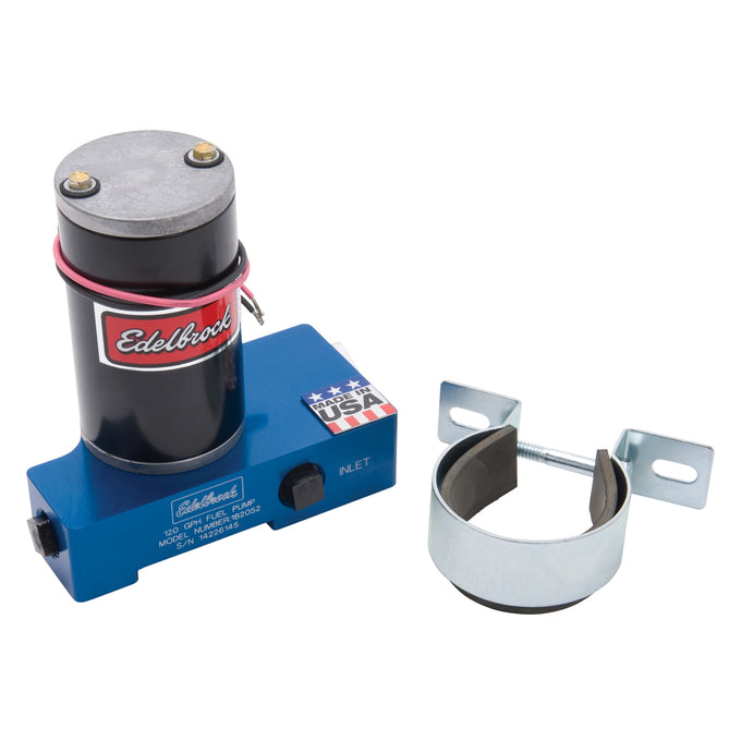 Quiet-Flo In-Line Blue Electric Fuel Pump-120 Gph <br> Universal Fit