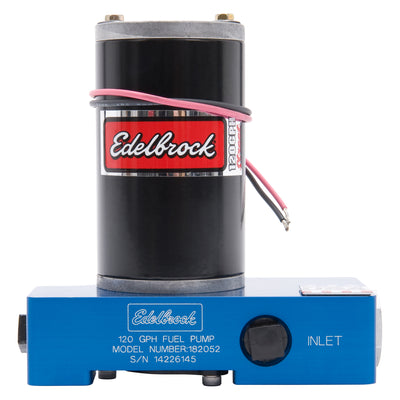 Quiet-Flo In-Line Blue Electric Fuel Pump-120 Gph <br> Universal Fit