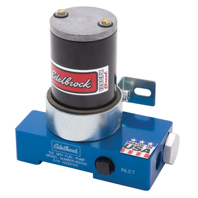 Quiet-Flo In-Line Blue Electric Fuel Pump-120 Gph <br> Universal Fit