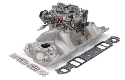 Engine Intake Manifold / Carburetor Kit <br> Chevy Small-Block Gen I Vortec 262-400 Engines