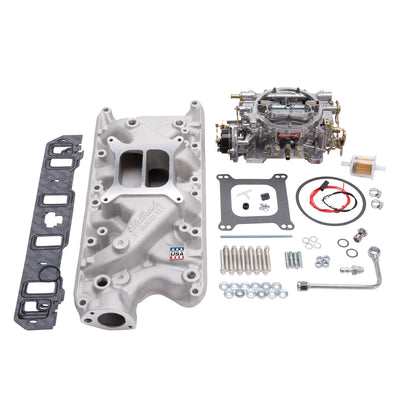 Engine Intake Manifold / Carburetor Kit <br> Small Block Ford Windsor 289/302 Engines