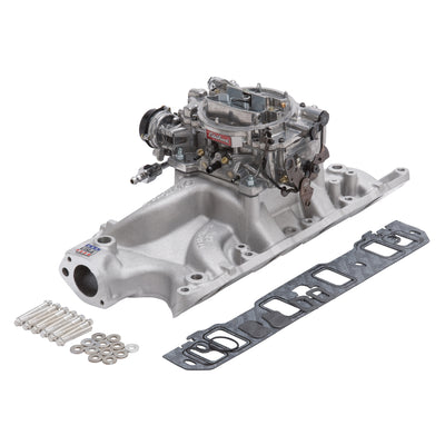 Engine Intake Manifold / Carburetor Kit <br> Small Block Ford Windsor 260/289/302 Engines
