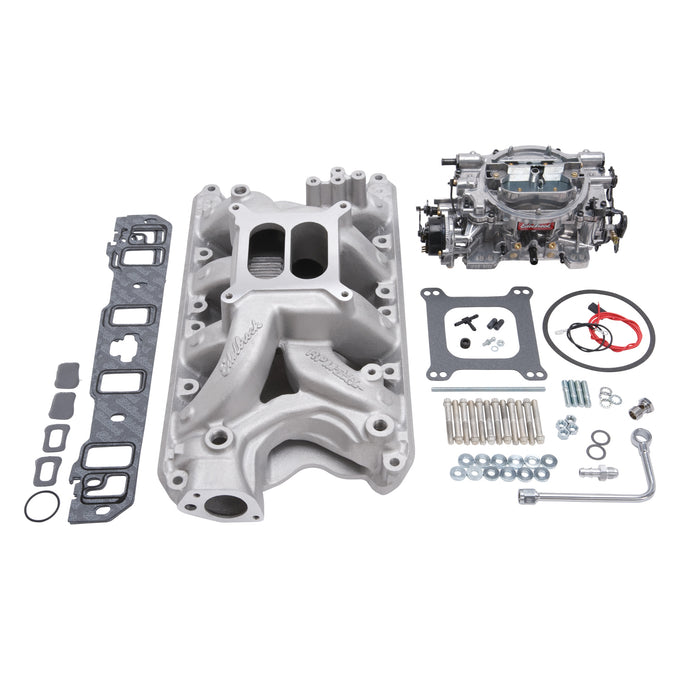 Performer RPM Air-Gap Manifold & Carb Kit <br> Small Block Ford Windsor 351 (5.8L) Engine