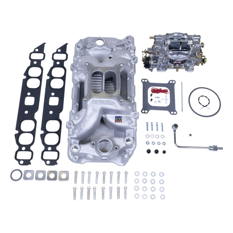 Performer RPM Air-Gap Manifold & Carb Kit <br> Big Block Chevy 396/402/427/454/502 Engines
