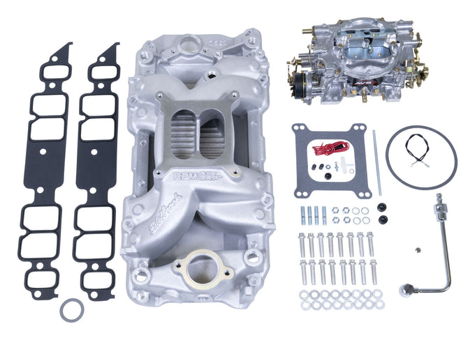 Performer RPM Air-Gap Manifold & Carb Kit <br> Big Block Chevy 396/402/427/454/502 Engines