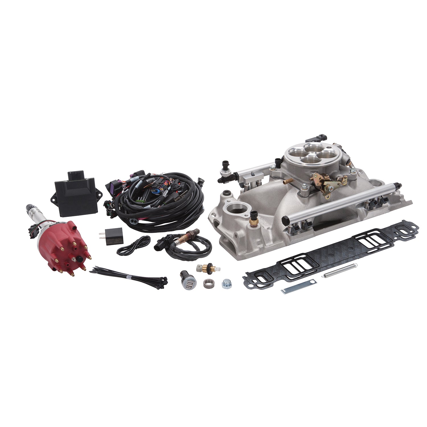 Pro Flo 4 Electronic Fuel Injection System <br> Small-Block Chevy Gen I 283-400 Engines