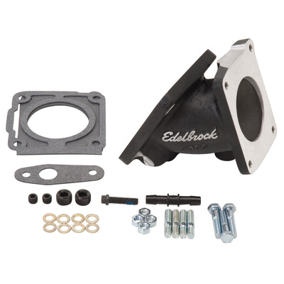 Fuel Injection Throttle Body Adapter <br> For Edelbrock Manifolds 3821, 7123, 7126