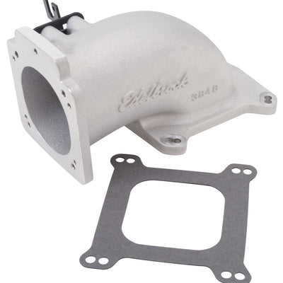 Low Profile Throttle Body Elbow Adapter <br> Bore Centerline Height: 2.0 IN
