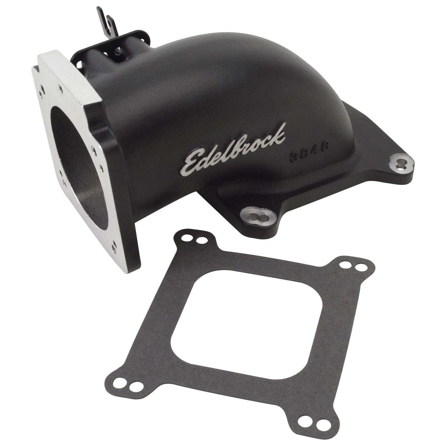 Low Profile Throttle Body Elbow Adapter <br> Bore Centerline Height: 2.0 IN