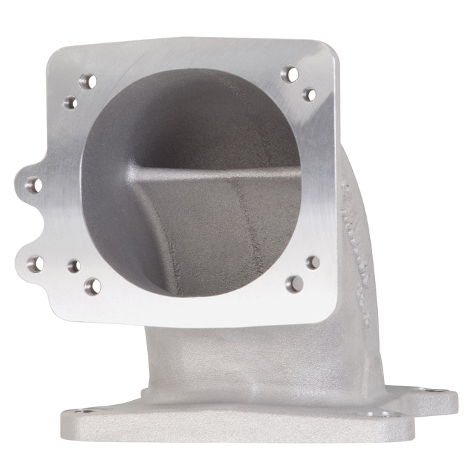 High Flow Throttle Body Elbow Adapter <br> Bore Centerline Height: 4.5 IN