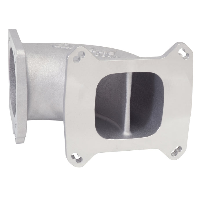 High Flow Throttle Body Elbow Adapter <br> Bore Centerline Height: 4.5 IN