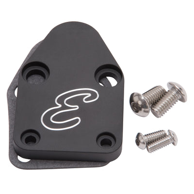 Fuel Pump Block-Off Plate <br> Small-Block Chevy 262-400 (4.3-6.6L) Engines