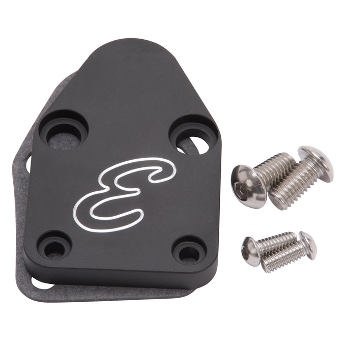 Fuel Pump Block-Off Plate <br> Small-Block Chevy 262-400 (4.3-6.6L) Engines