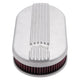 Classic Series Oval Air Cleaner, Aluminum Top <br> For Single 4-Bbl Carb