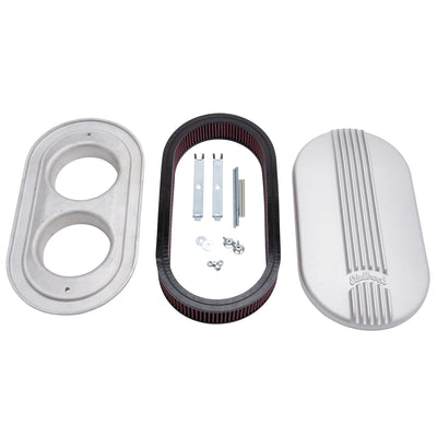 Air Cleaner Assembly <br> For Dual-Quads - 2.4in Element