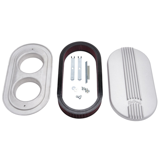 Air Cleaner Assembly <br> For Dual-Quads - 2.4in Element