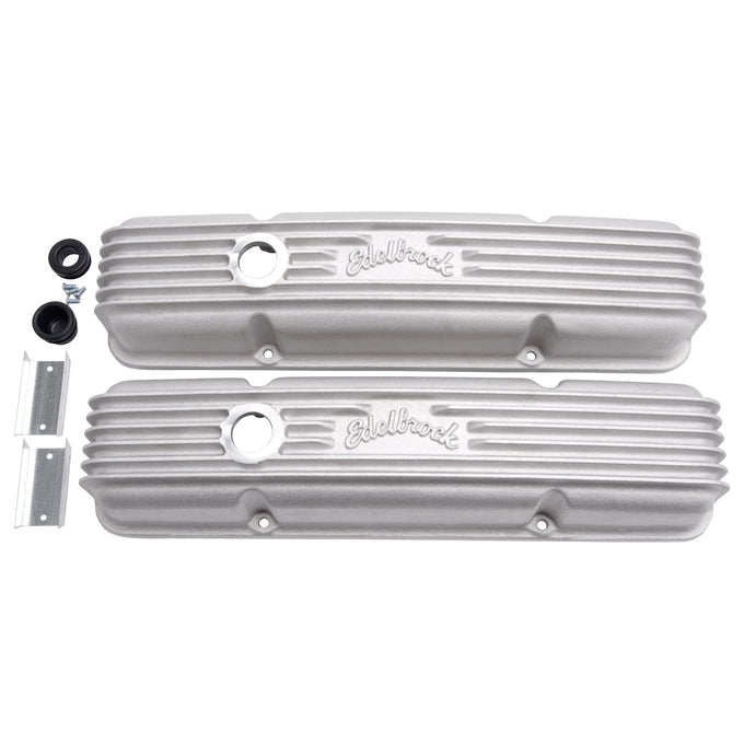 Engine Valve Cover Set <br> 59-86 Chevy 262-400 V8 Engines