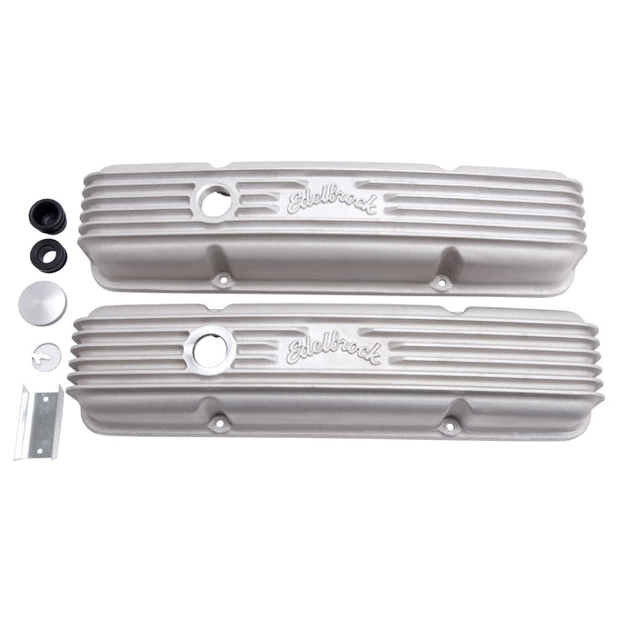 Engine Valve Cover Set <br> 59-86 Chevy 262-400 V8 Engines