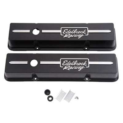 Engine Valve Cover Set <br> 59-86 Chevy 262-400 V8 Engines